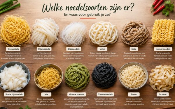 Welke Noedelsoorten zijn er en waarvoor gebruik je ze