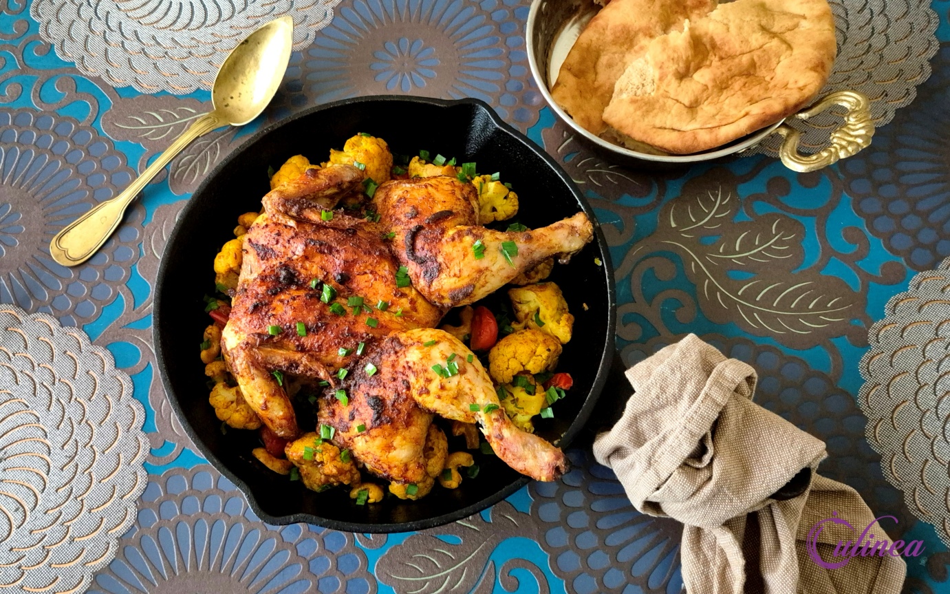 Hele Kip geroosterd met Tikka Masala